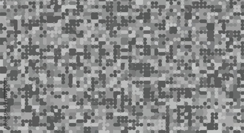Grey Pixelated Background Texture Pattern.