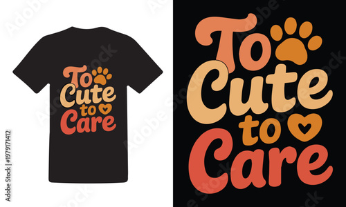 Trendy t-shirt typography design vector art