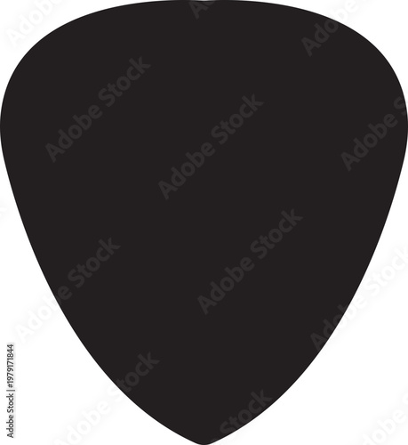 Guitar pick icon collection group flat line solid vector music instrument plectrum symbol design isolated on white background for app web logo ui pack editable stroke.