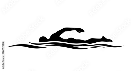 Swimmer in the water sports 1.