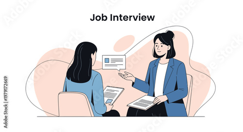 Job Interview: Candidate and Recruiter Discussing Career Opportunities