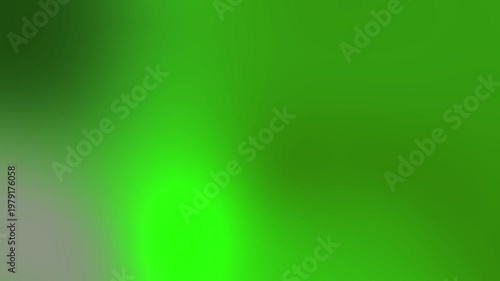 Abstract Green Blurred Gradient Background Video Loop.