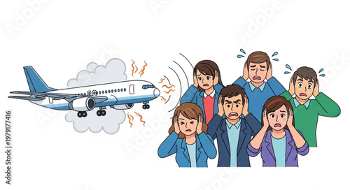 Airplane Noise Disturbs People.