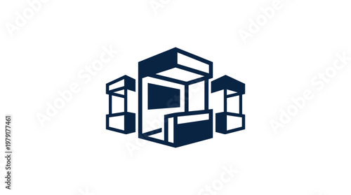 Minimalist Booths Icon Set