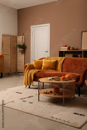 Interior of stylish living ...