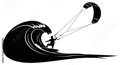 Man surfing on a wave 1.