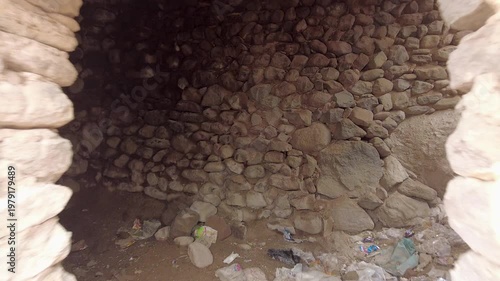 The ancient rock settlement of Kandovan in Iran