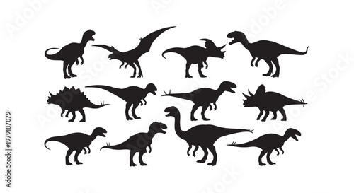 A herd of diverse wild animals grazing peacefully in a natural habitat