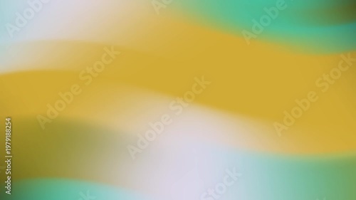 Soft Abstract Teal And Yellow Gradient Motion.