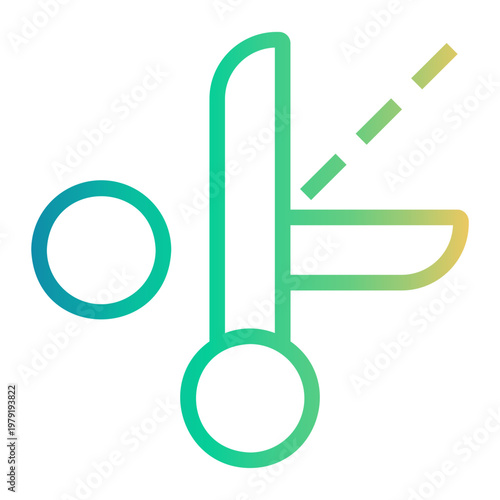 packaging Line Gradient Icon