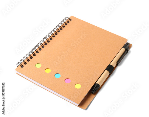 Stylish notebook with pen o...