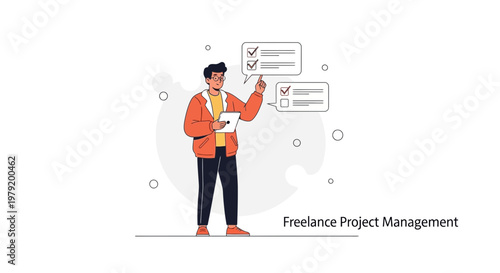 Freelance Project Management: Checklist, To-Do List, and Planning Concept