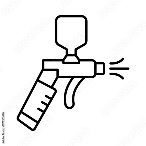 Car Spray Cleaning Service Icon