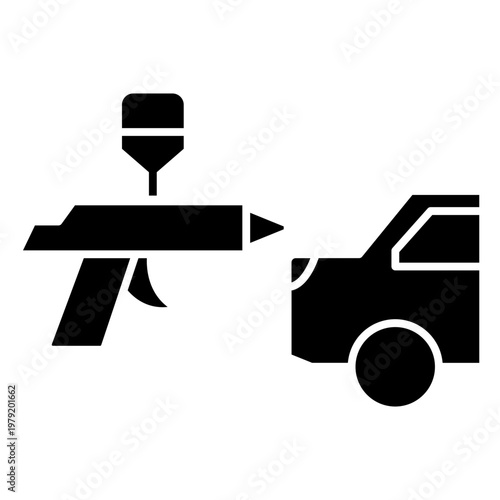 Car Spray Cleaning Service Icon