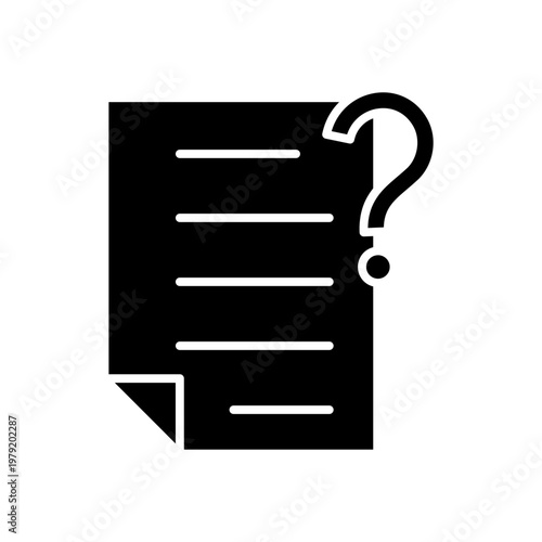 Question Document File Help Icon