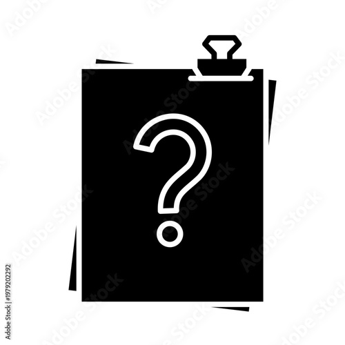 Question Document File Help Icon