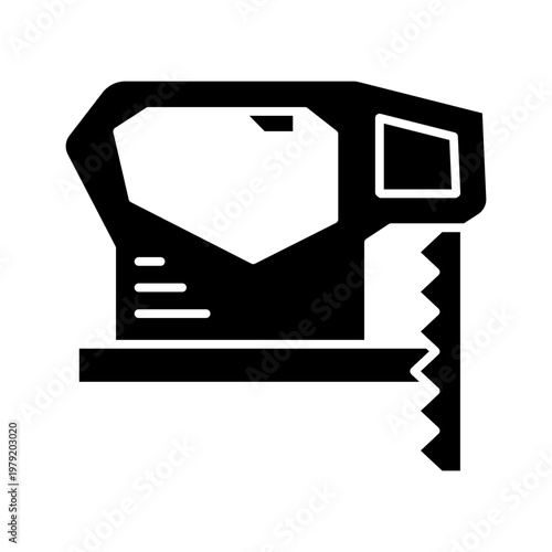 Jigsaw Machine Tool Equipment Icon