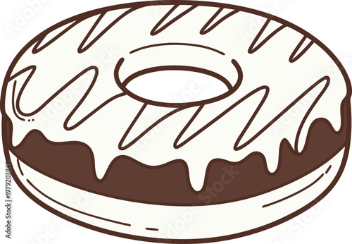 Sweet Donut Dessert Collection Set. Colorful Donut Glazed Treat Assortment. Tasty Donut Bakery Snack Collection. Chocolate Donut Sweet Food Set. Sprinkle Donut Dessert Elements Collection. Fresh Donut