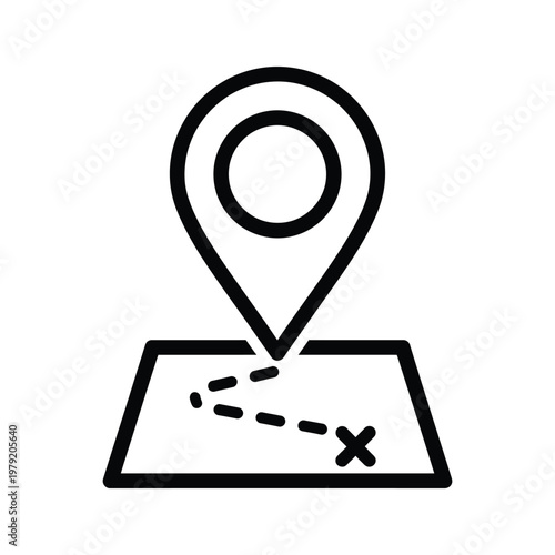 Location Pin Map Marker Navigation Route Commercial