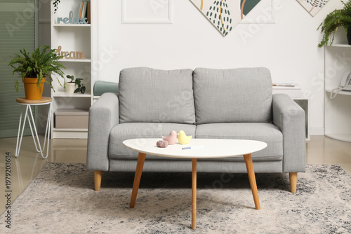 Interior of living room wit...