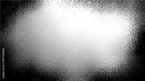 Vector An ethereal, frost-covered glass panel, illuminated from behind, offering a minimalist, texture-rich aesthetic.