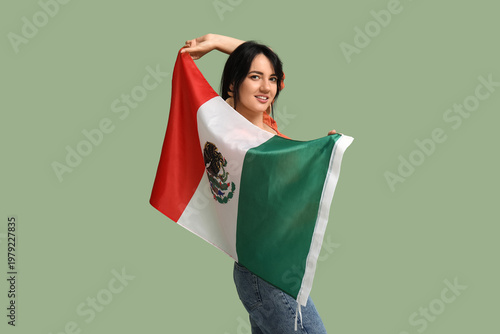 Beautiful young woman with ...