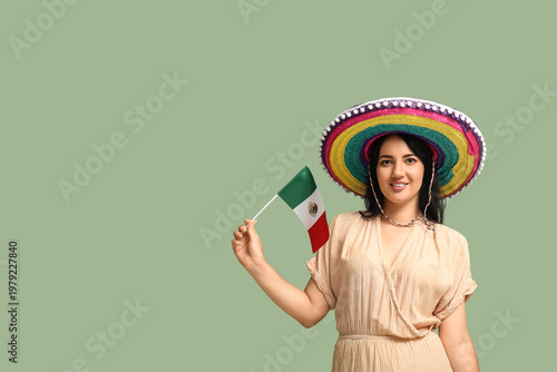 Beautiful Mexican woman in ...