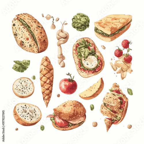 Food Pattern design very cool