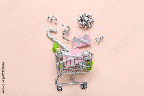Small shopping cart with Ch...