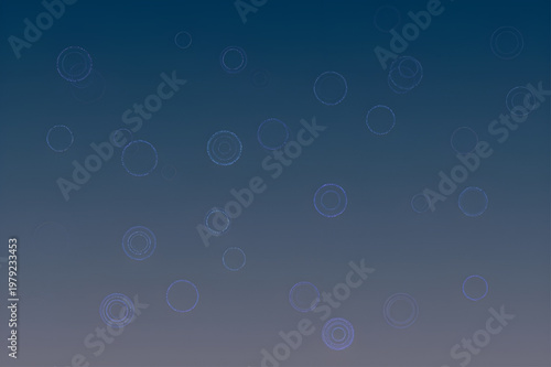 紺色のグラデーションに浮かぶ水紋の背景