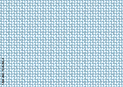 【日本の伝統模様】千鳥・千鳥格子のシームレスパターン（青系） / Chidori & Chidori-goushi (Houndstooth) – Japanese Traditional Seamless Pattern  (Blue Tones)