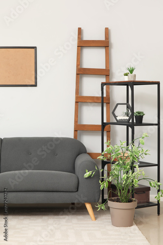 Interior of living room wit...