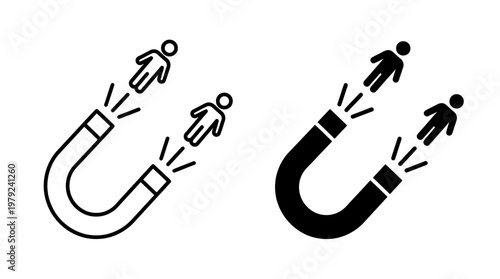 Magnet metaphors influence repelling, attraction pulling, human interaction dynamics, symbolic forces shaping relationships, psychology, and social connection.