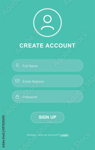 A person creating an account on a website with a sign up form
