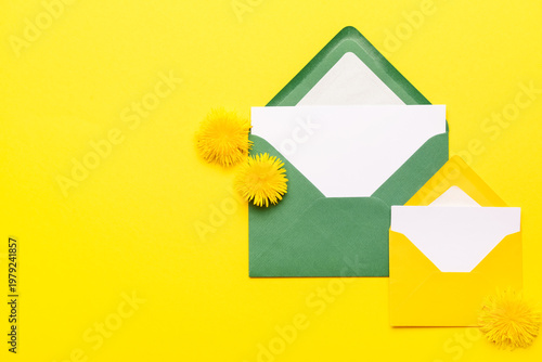 Paper envelopes with blank ...