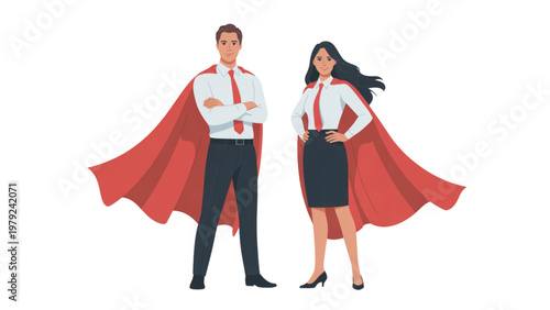 A man and a woman holding red envelopes in celebration attire isolated on transparent background