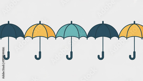 A herd of giraffes standing together in a natural setting isolated on transparent background