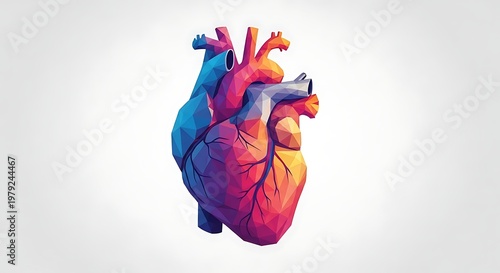 Anatomical heart illustration