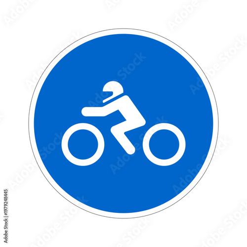 Motocycles Road Sign