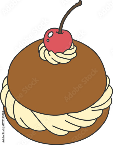 크림도넛(컬러)