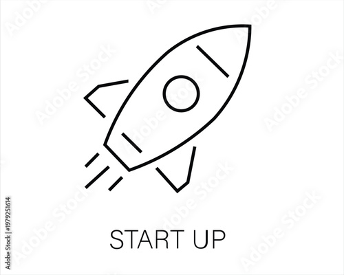 Start Up, Rocket Launch, Business Mission, Spaceship, New Project, Innovation, Boost, Speed, Growth, Corporate Beginning, Exploration, Venture, Concept