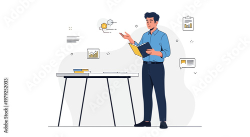Man presenting data and charts on a whiteboard, business meeting, strategy, analytics
