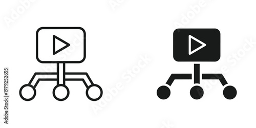 Contrast between active and inactive video player devices with connected users