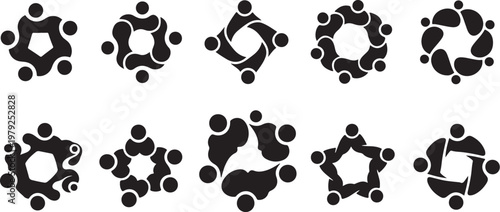 Molecular structures and chemical bonds in black and white