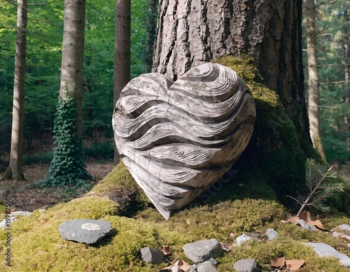 stone statue in the garden