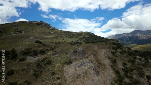 Rocky Mountain Ridge Under Blue Sky