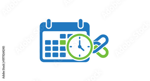 Calendar Clock Schedule Time.