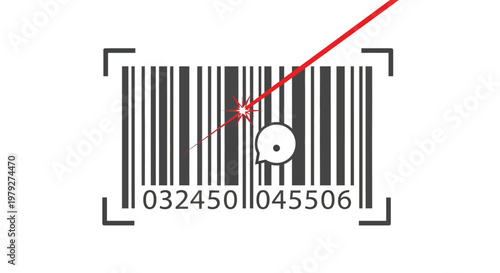 Barcode Scanner Code Symbol Identification.