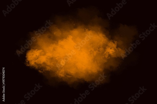 orange powder background