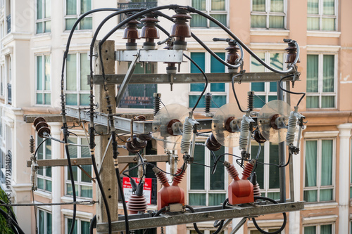 Urban electrical transformer and power distribution system